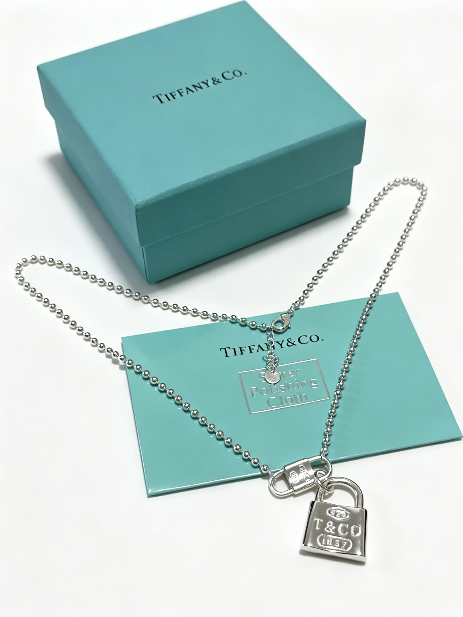 Tiffany & Co. Lock Charm Necklace